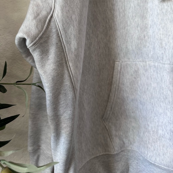 Champion Reverse Weave Gray Hoodie 2X Appliqué Logo - Picture 4 of 7